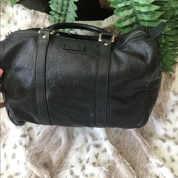 GUCCI Leather Boston Bag - Picture 2 of 11